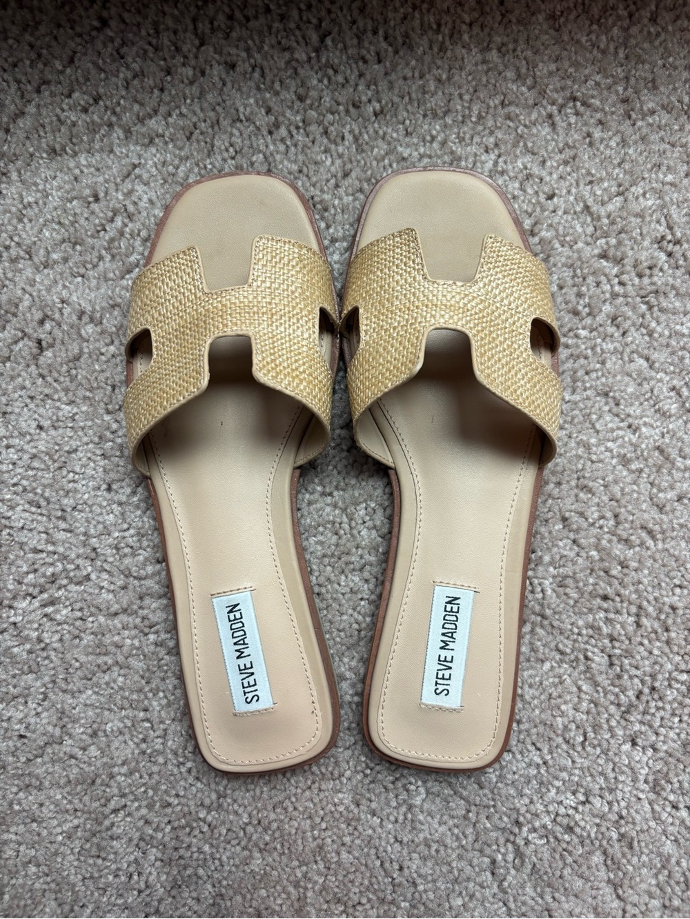 Steve Madden Hadyn Raffia Sandals